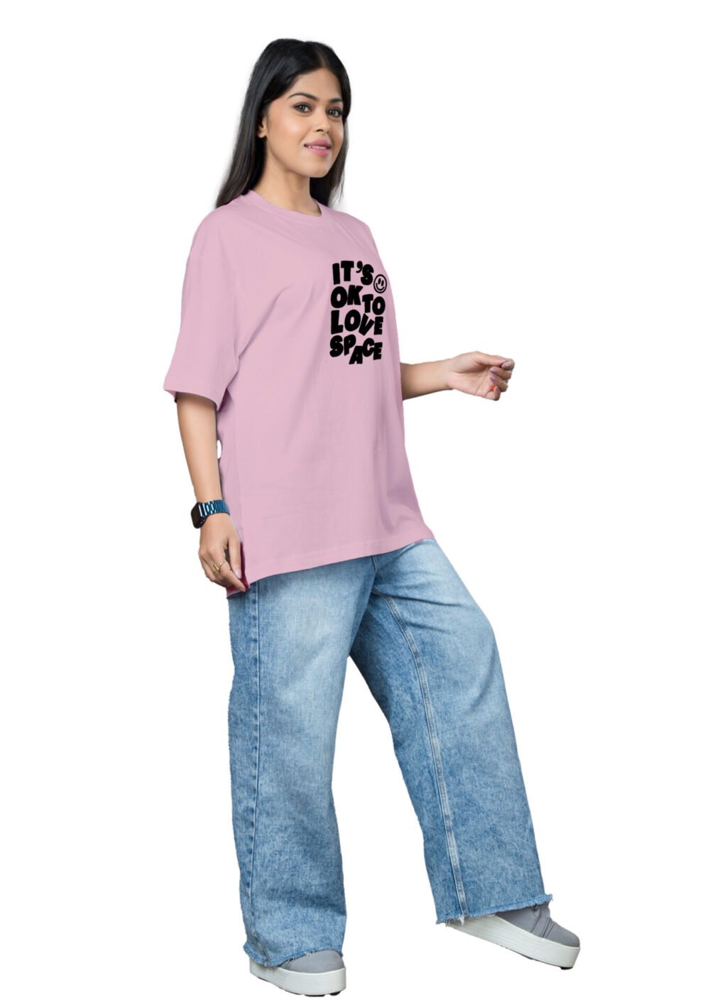 Love Space Oversize T-shirt For Women - Image 9