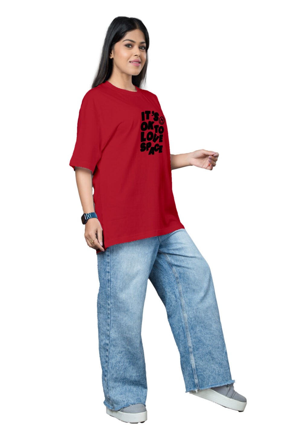 Love Space Oversize T-shirt For Women - Image 10