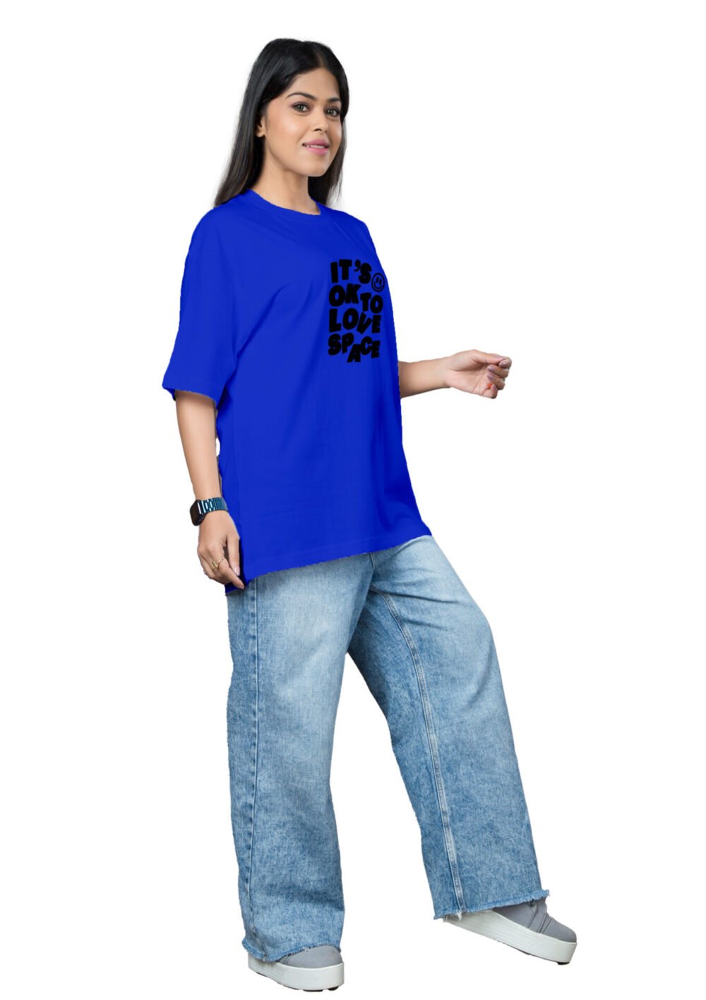 Love Space Oversize T-shirt For Women - Image 7