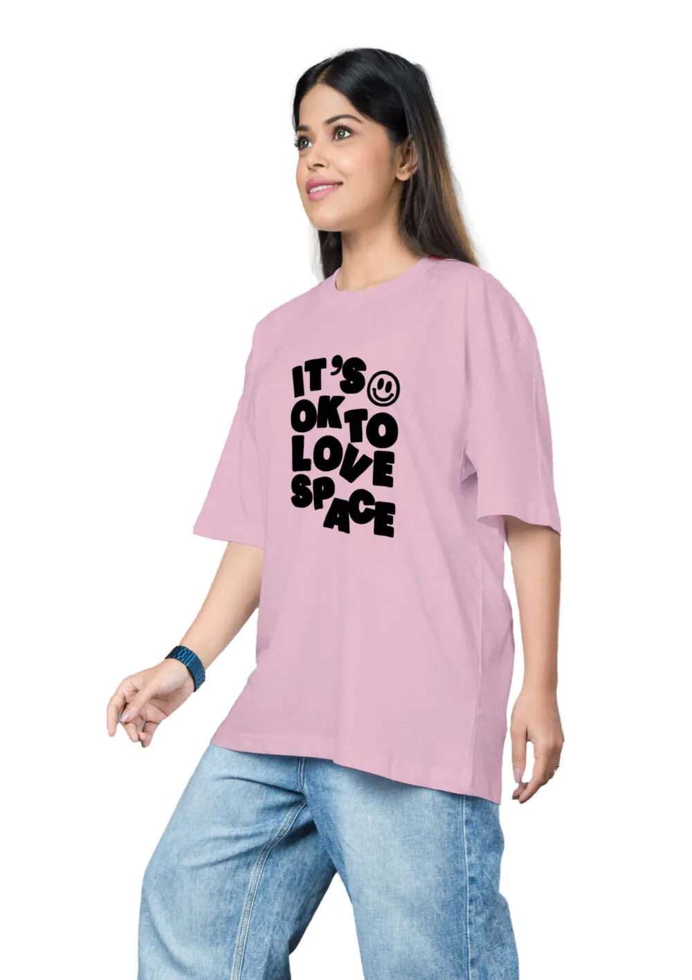 Love Space Oversize T-shirt For Women - Image 13