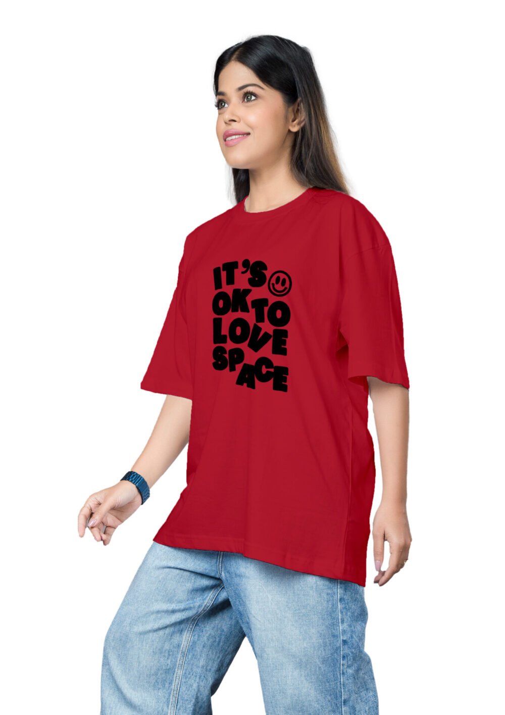 Love Space Oversize T-shirt For Women - Image 12