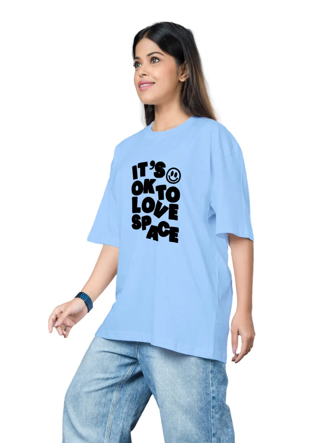 Love Space Oversize T-shirt For Women - Image 14