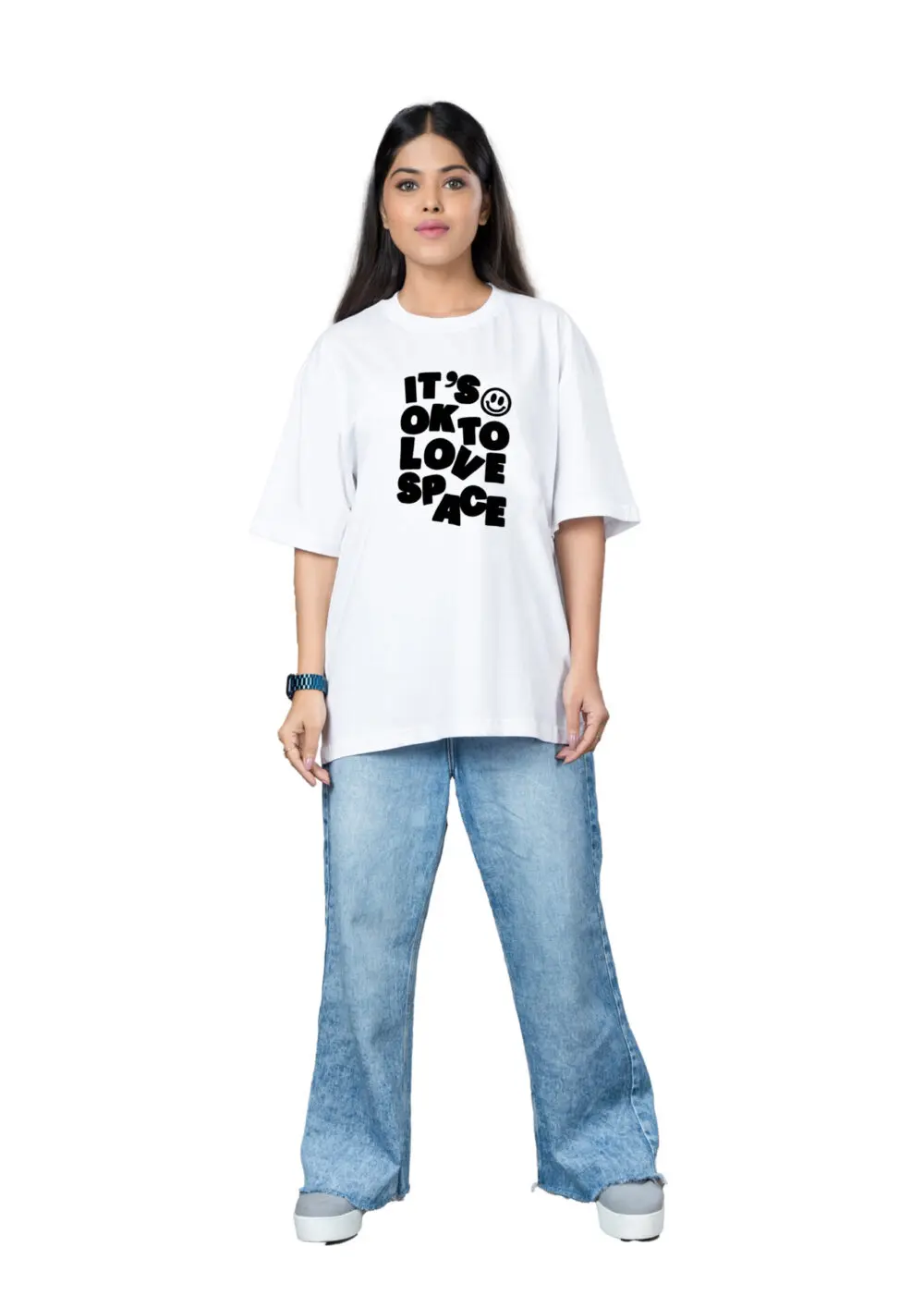 Love Space Oversize T-shirt For Women - Image 6